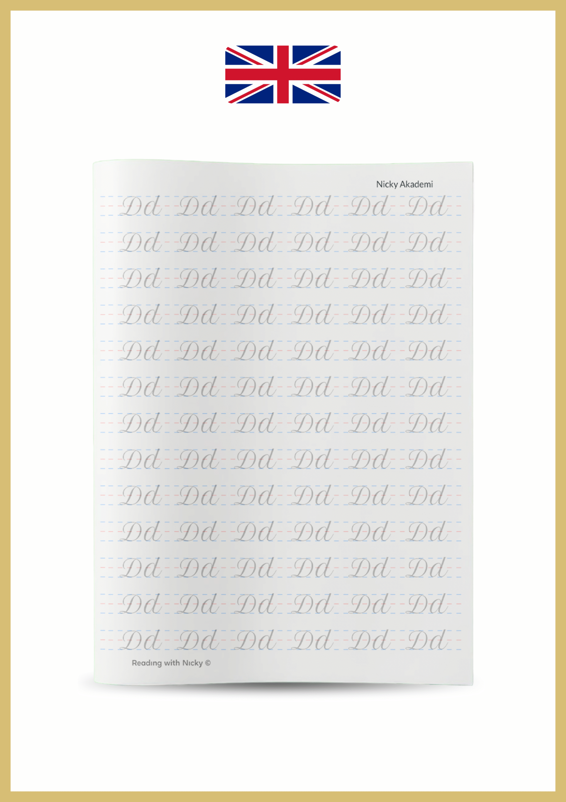 English Alphabet Page 1.15 - Nicky Akademi