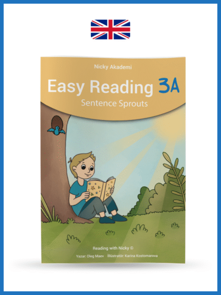 Easy English Reading 3A - Sentence Sprouts (Read and Colour) (Kolay İngilizce Okuma - 3A)